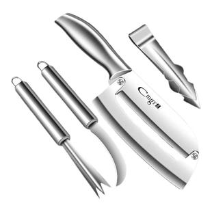 德系菠萝专用削皮刀商用加厚甘蔗刀波萝去眼工具刨皮刀切凤梨神器