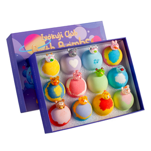 IYOKUJI CLUB儿童泡澡球专用浴球泡泡浴浴缸带玩具洗澡浴盐沐浴球