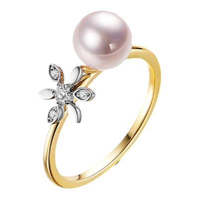 玫瑰的故事黄亦枚同款珍珠戒指