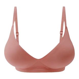 漫画胸bra 外扩型胸内衣女夏季薄款小胸聚拢显大无痕美背胸衣文胸