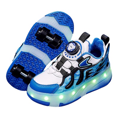 小红书爆款四轮暴走鞋可走可滑