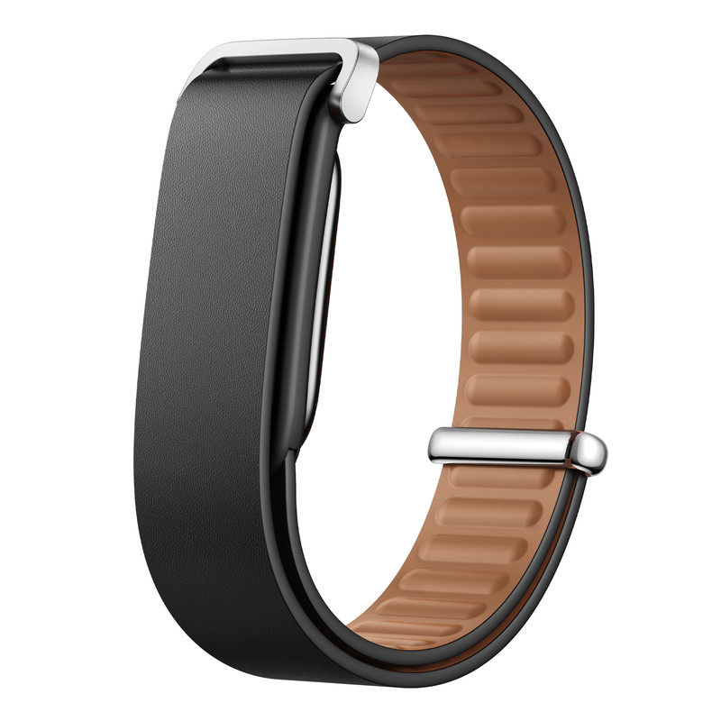 适用谷歌手环Fitbit air真皮表带菲比无屏手环舒适透气替换腕带