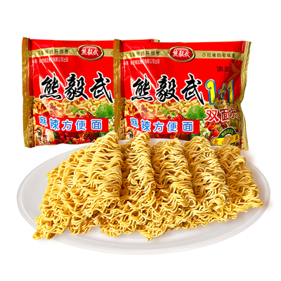 方便面陕西特产熊毅武麻辣干吃面