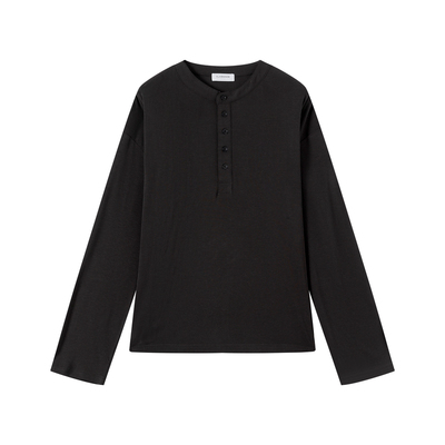 VLBAMADE优雅松弛亨利领长袖