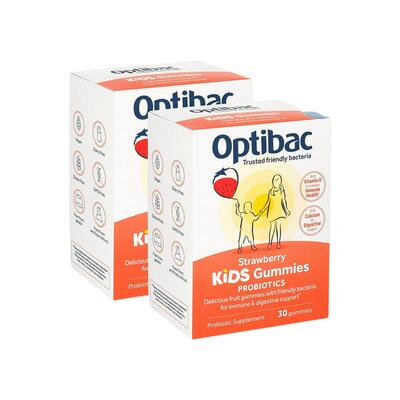 欧洲直邮Optibac儿童益生菌软糖免疫系统消化肠道2盒效期到27/5
