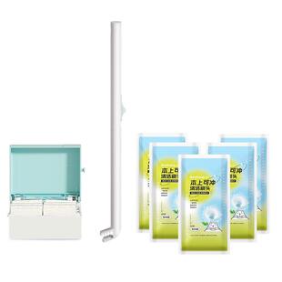 本上一次性马桶刷家用刷子替换头卫生间可清洁溶专用刷头解神器