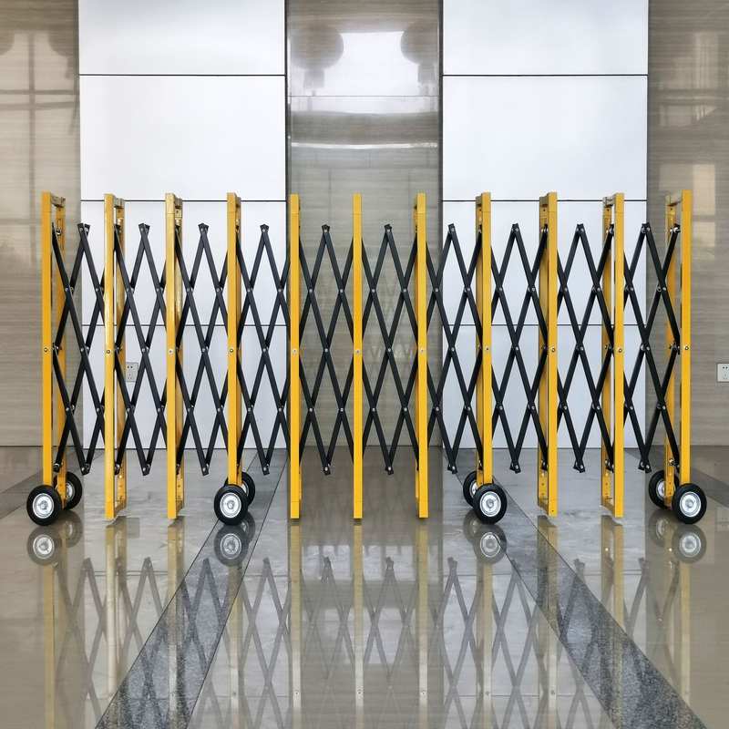 道路装修移动式护栏便携式可折叠移动围栏室外区域隔离防护栏批发