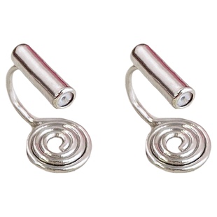 无耳洞神器隐形蚊香盘银针耳钉改耳夹转换器软垫不痛佩戴耳饰配件