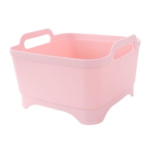 厨房 家用 洗菜篮塑料移动水槽带把手沥水架洗菜蓝水池置物洗碗盆