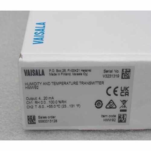 【请询价】全新VAISALA维萨拉温湿度传感器HMW92现货