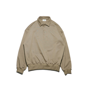 BPCALL 26SS M有领卫衣POLO美式复古宽短cleanfit通勤老钱简约