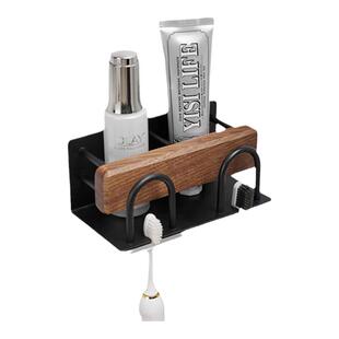 洗手间牙刷置物架卫生间漱口杯刷牙杯子收纳架轻奢牙刷挂架牙刷架