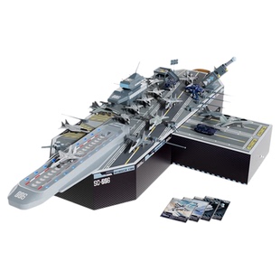 科学罐头航空母舰飞机模型儿童益智男孩女孩子玩具5-10岁生日礼物