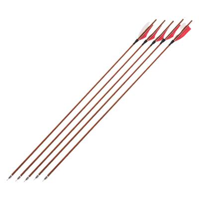 真羽箭支碳箭传统弓射箭真羽箭支