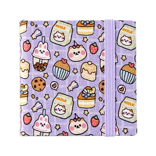 飞乐鸟迷你水彩本手帐本300g木浆布艺细纹小巧便携式丙烯马克笔绘画纸专用彩铅中粗方形页口袋随身速写手账本