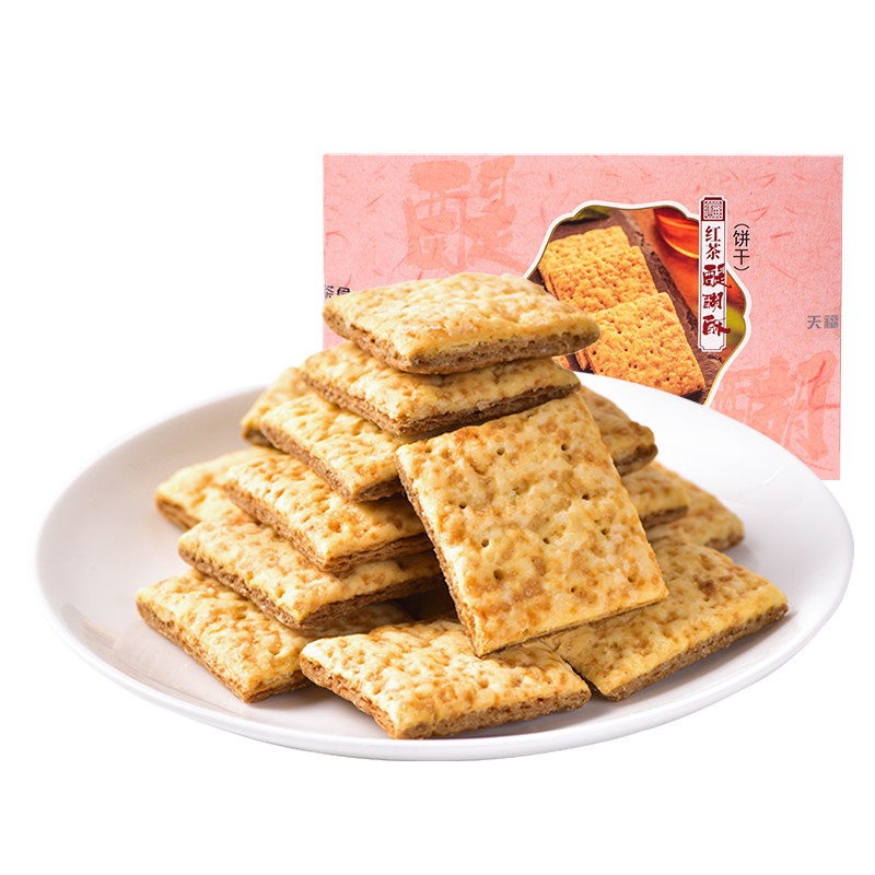 天福茗茶茶香醍酥饼干方块酥
