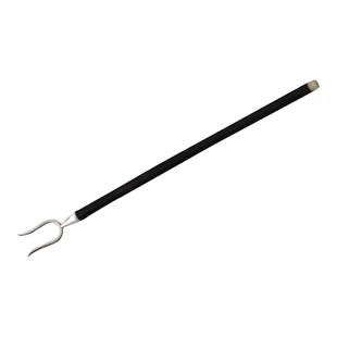 中式纯手工银制紫光檀木999纯银壶叉 防烫夹子铜壶壶盖叉茶具配件