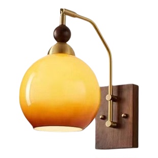 跨境提供中古侘寂复古壁灯客厅卧室床头灯民宿咖啡厅玄关过道灯