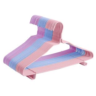 衣架家用加粗晾衣服架衣撑撑子儿童衣挂批发晒挂衣架子宿舍用学生