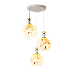 餐厅吊灯2025新款三头创意个性吧台卧室餐厅灯简约现代餐桌灯具