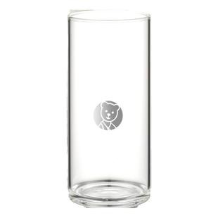 希诺单层玻璃杯早餐敞口牛奶杯高硼硅玻璃果汁杯