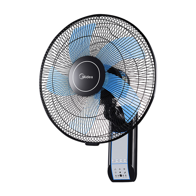 美的壁扇壁挂式电风扇家用遥控轻音挂墙壁大风力工业商用餐厅电扇