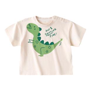 【云感棉】宝宝T恤夏款男童短袖夏季儿童卡通半袖上衣纯棉婴儿短T