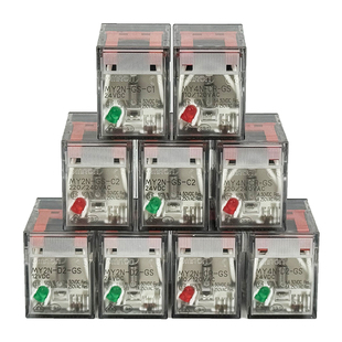 原装正品欧姆龙14脚MY4N-GS中间继电器MY4NJ一J DC24V AC220V 12V