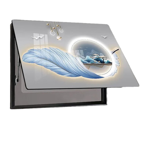 电表箱装饰画2025新款轻奢高级感电闸箱盒配电箱空开遮挡画挂画