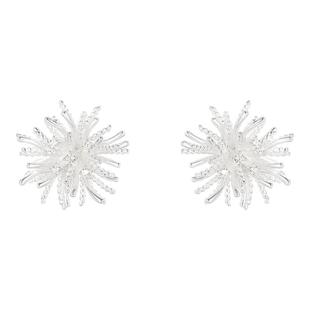 DODOGOGO蒲公英烟花耳钉高级感气质2025新款爆款耳环大气轻奢耳饰