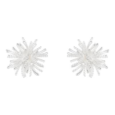 DODOGOGO蒲公英烟花耳钉高级感气质2025新款爆款耳环大气轻奢耳饰