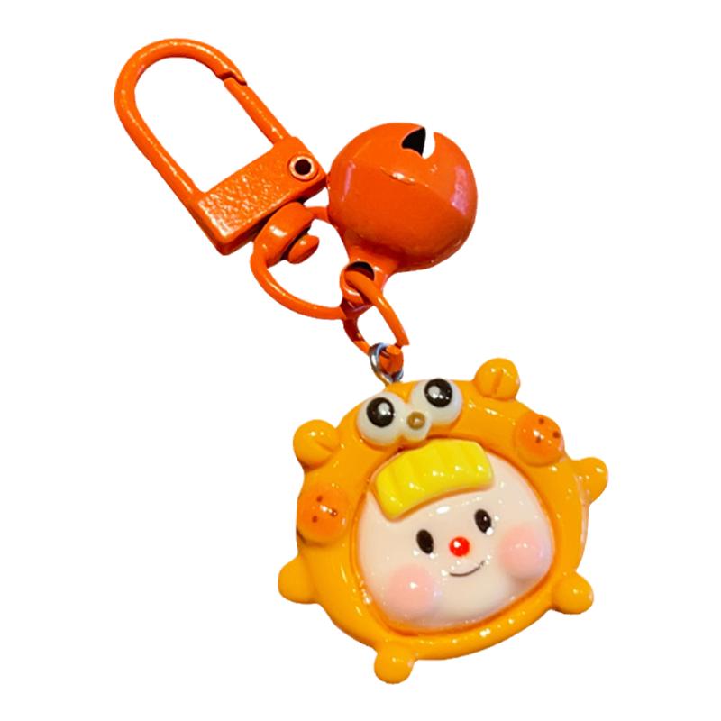 可爱多妹海绵宝宝钥匙扣挂饰卡通派大星airpods耳机挂件情侣挂链