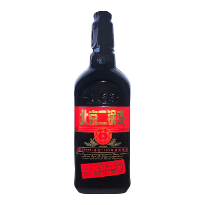 出口小方瓶牌北京二锅头黑马42度清香型白酒口粮永丰牌官方旗舰店