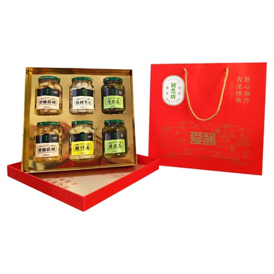 颍思坊爱酱礼盒352g*6瓶组合装
