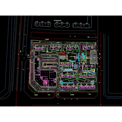 CAD建筑景观园林概预算规划鸟瞰效果全套施工图设计文本方案制作
