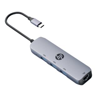 HP/惠普多功能macbook拓展坞typec转千兆网口usb分线器适用苹果华为手机笔记本电脑扩展HDMI投屏网线转换接口