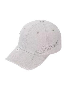 PLEASENOFOLLOW Ran 破洞帽（沙色） MUSINSA韩国直邮官方正品