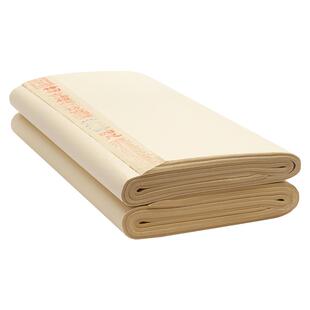 御宝阁安徽手工仿古檀皮宣纸生宣国画书法专用半生半熟四尺六尺熟宣写意国画工笔画小楷作品纸古法檀皮宣创作