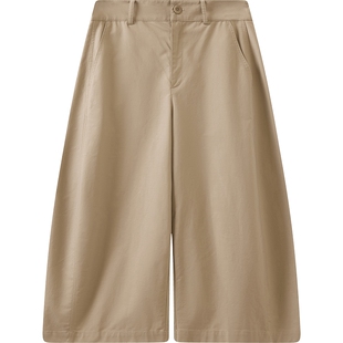 【商场同款】播26夏新品七分裤女慵懒宽松阔腿休闲裤BDT2KD1634