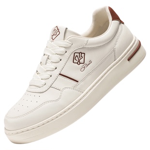 宾度男鞋官方正品旗舰店2026春季新款百搭轻便休闲鞋厚底简约板鞋