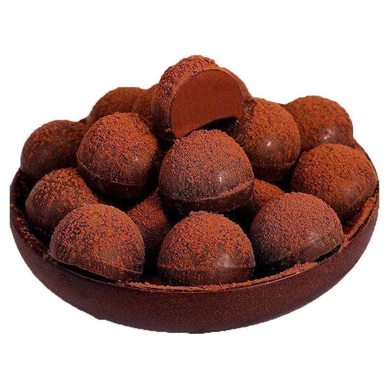 黑松露形巧克力网红零食喜糖年货