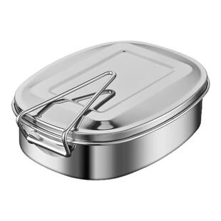 加厚316不锈钢饭盒成人打饭盒食堂蒸饭盒304学生儿童餐盒