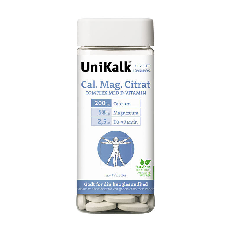 unikalk柠檬酸钙镁片补充剂140粒