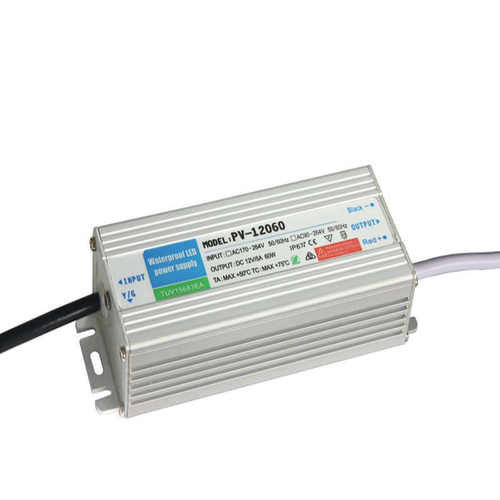 12V恒压电源60W低压驱动24V足功率开关电源稳定性室外防水变压器