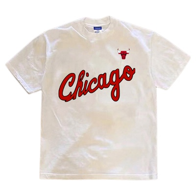 芝加哥公牛球服t恤公牛队23号球衣美式复古篮球服运动长袖打底衫