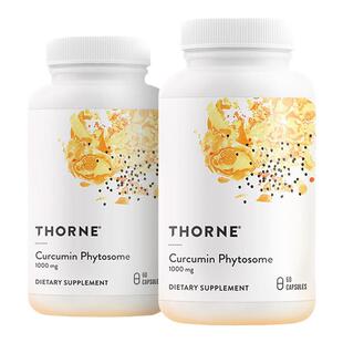 Thorne悦恩Meriva专利磷脂姜黄素胶囊护关节肝解酒SF813【2瓶装】