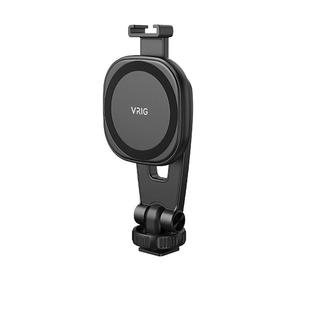 VRIG唯乐格MG03磁吸手机支架MagSafe冷靴手机夹适用苹果iPhone17横竖拍摄相机热靴直播vlog外接三脚架1/4螺孔
