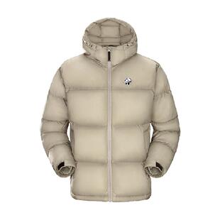 骆驼熊猫系列户外羽绒服女秋冬季小个子短款保暖面包服男轻薄