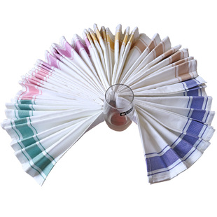 全棉口布擦杯布玻璃红酒杯打干布酒店餐厅餐巾专用吸水不掉毛净布