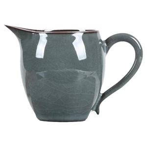 青瓷龙泉哥窑铁胎分茶器公道杯高端耐热加厚陶瓷公杯功夫茶具配件